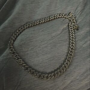 Gold Plated Moissanite Diamond Chain